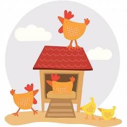 Chicken coop Duck Poultry farming Rooster - Cartoon chicken farm 612 ...