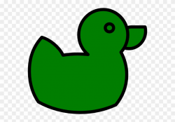 Green Duck Clipart - Png Download (#740835) - PinClipart