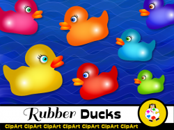 Colourful Cartoon Rubber Ducks