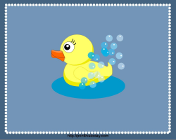 Free Printable Duck Clip Art | PlaceMats to print featuring ...