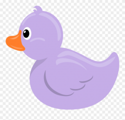 Rubber Duck Lavender - Orange Rubber Duck Clipart - Png ...