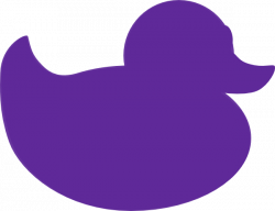 Purple Rubber Duck clipart | Purple Duck clip art | Duckies ...