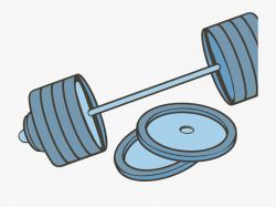 Blue Weight And Iron Plate Download Png - Barbell #1162360 ...