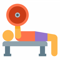 Bench Press Icon - free download, PNG and vector