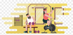 Exercise Clipart Gym Equipment - Fitness Testing Png ...