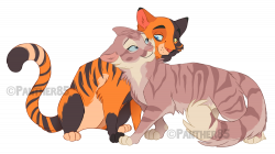 Tigerblaze and Dustcloud by Panther85 on DeviantArt