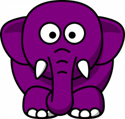 Purple Elephant Clip Art at Clker.com - vector clip art online ...