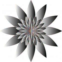 Clipart - Chromatic Flower 16 No Background