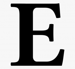Letter E Png - E Font Png #2516424 - Free Cliparts on ...