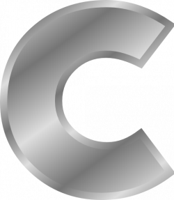 Effect Letters Alphabet Silver C Clip Art at Clker.com - vector clip ...