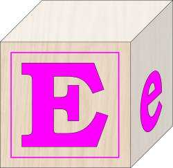 Blocks E | Free Images at Clker.com - vector clip art online ...