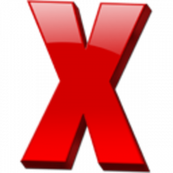 Letter X Icon | Free Images at Clker.com - vector clip art online ...