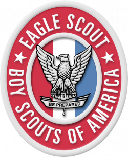 Large Eagle Scout Badge and Medal Image for Presentations