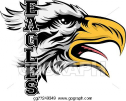 Vector Clipart - Eagles mascot. Vector Illustration ...