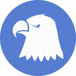 Election Eagle Icon | Circle Blue Election Iconset | Icon Archive
