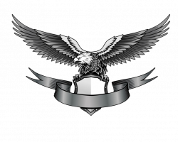 Black Eagle Clipart Military