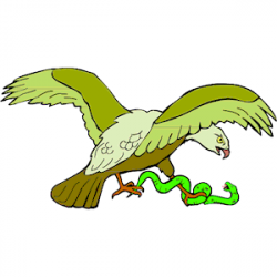 Eagle With Snake clipart, cliparts of Eagle With Snake free ...