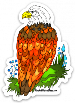 Bird - Bald Eagle Sticker