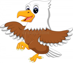 Download Cute eagle stock vector. Image of happy, life ...