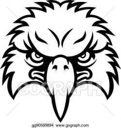 Vector Stock - Eagle face. Clipart Illustration gg90589894 ...