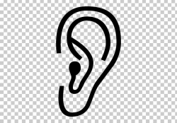 Listening Logo Ear PNG, Clipart, 3 D, Audiology, Black And ...