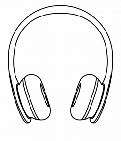 White Drawing Headphone - Headphone Black And White ...