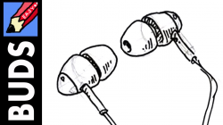 How to draw ear buds real easy