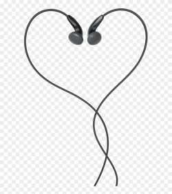 Headphones Apple Earbuds Heart Clip Art - Earbuds In A Heart ...