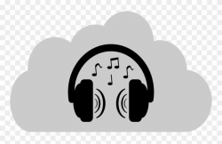 Cloud Sound - Music Headphones Clip Art - Png Download ...