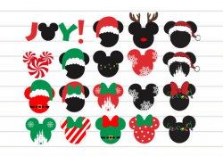 INSTANT DOWNLOAD - Mickey Christmas Svg, Mickey Ears Christmas, Mouse Ears  Christmas, Christmas Clipart, Christmas Svg for Kids, Christmas