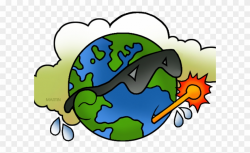 Environment Clipart Global Warming - Earth Cartoon Global ...