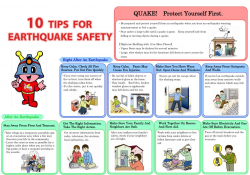 Safety Measures During Earthquake Clipart