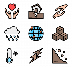 Earthquake Icons - 84 free vector icons