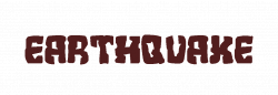 EARTHQUAKE logo. Free logo maker.