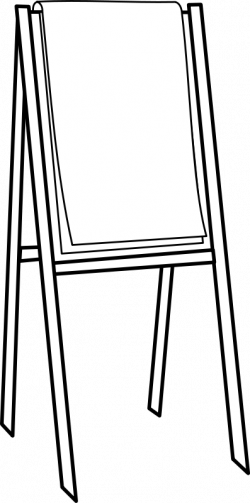 28+ Collection of Easel Clipart Black And White | High quality, free ...