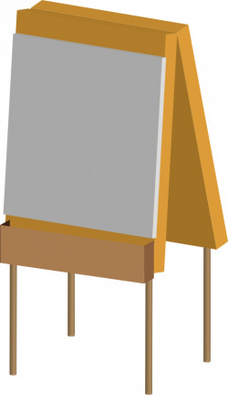 An Easel Clipart | i2Clipart - Royalty Free Public Domain Clipart