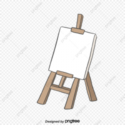 Wooden Easel, Easel, Wood, Cartoon PNG and Vector with ...