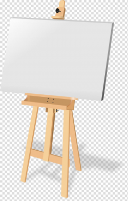 Easel Canvas Painting, painting transparent background PNG ...