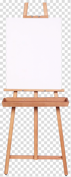 Brown and white easel, Easel Painting Canvas Artist Wood ...