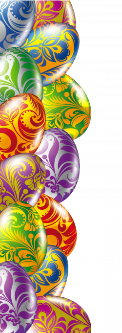 Easter Eggs Border Transparent PNG Picture | Crafting - Easter Theme ...