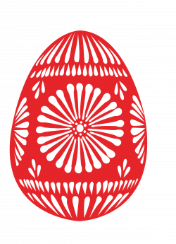 Clipart - 3 colour easter eggs