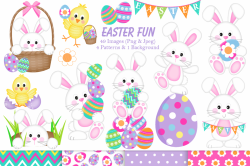 Easter clipart, Easter bunny graphics & illustrations | Free ...