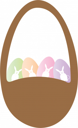 Clipart - Easter Basket and Eggs