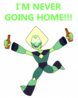 Hey, if Gems can eat food, whose to say that they can't get drunk ...