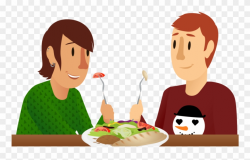Eat Clipart Hungry - Food Sharing Png Transparent Png ...