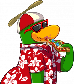 Image - Operation Hot Sauce Rookie eating pizza.png | Club Penguin ...