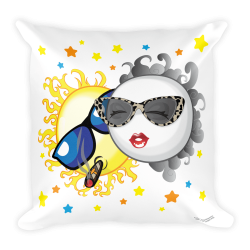Solar Eclipse Throw Pillow - Bonnie & Clyde - Path of Totality ...