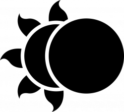 Sun And Moon Silhouette at GetDrawings.com | Free for personal use ...