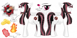 My MLP OC Reference: Solarflare Eclipse by AnimeEmm on DeviantArt
