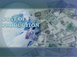 Principles economics cost of production